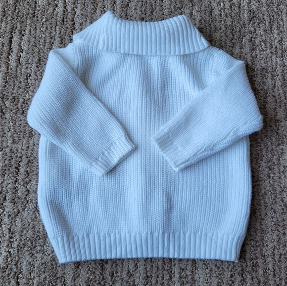 JANIE AND JACK 100% COTTON KNIT BUTTON UP CARDIGAN SWEATER UNISEX BABY 3 6 MOS - Picture 4 of 12